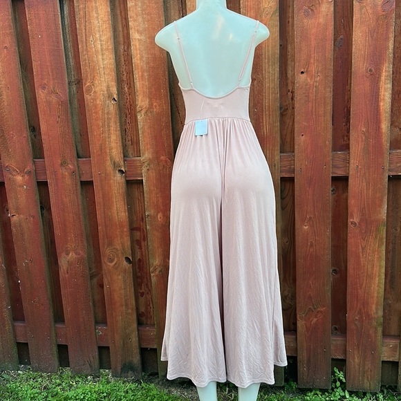 Silence + Noise Belinda Ribbed Knit Wide-Leg Jumpsuit Size M - Picture 13 of 16